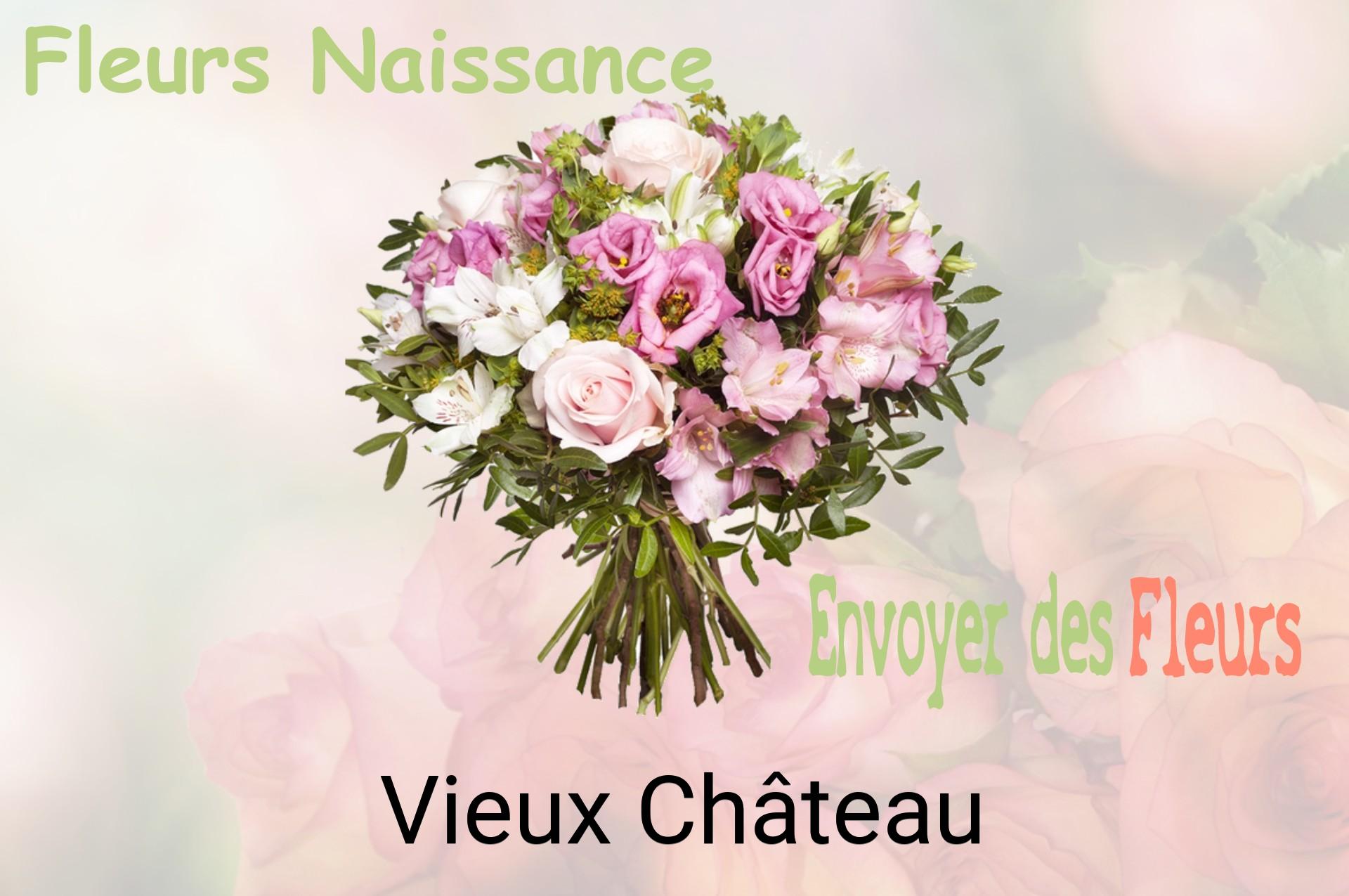 Bouquet de fleurs de naissance livré à Vieux-Château